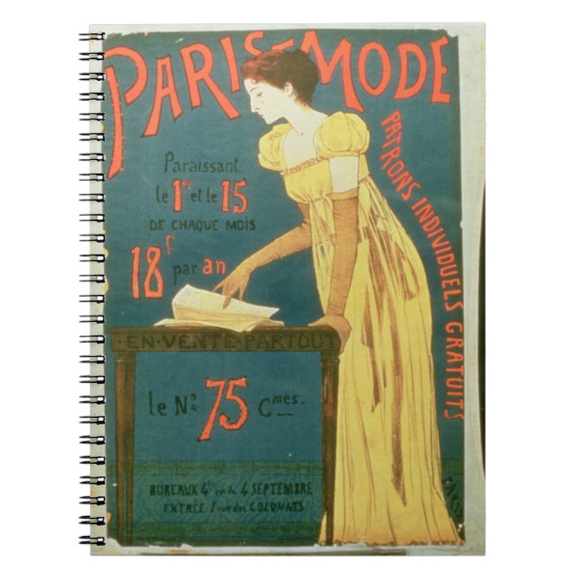 Carnet Abonnements de publicité par affichage mode" M au (Devant)