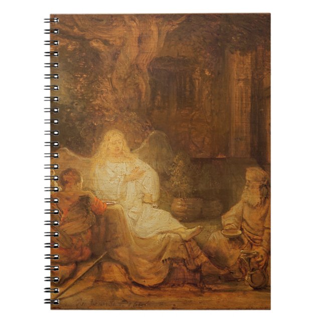 Carnet Abraham reçoit les trois anges, 1646 (huile sur la (Devant)