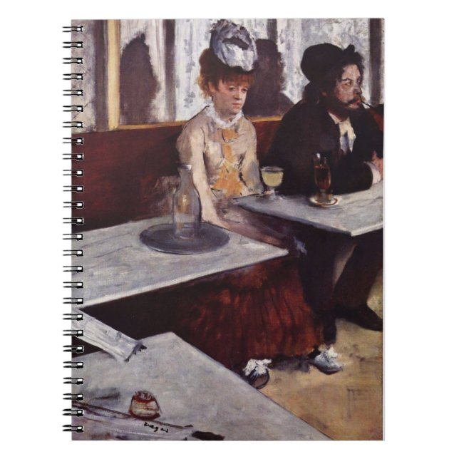 Carnet Absinthe - Edgar Degas - c1876 (Devant)