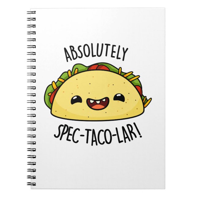 Carnet Absolument Spec-Taco-Lair Blague Tacotique Drôle (Devant)