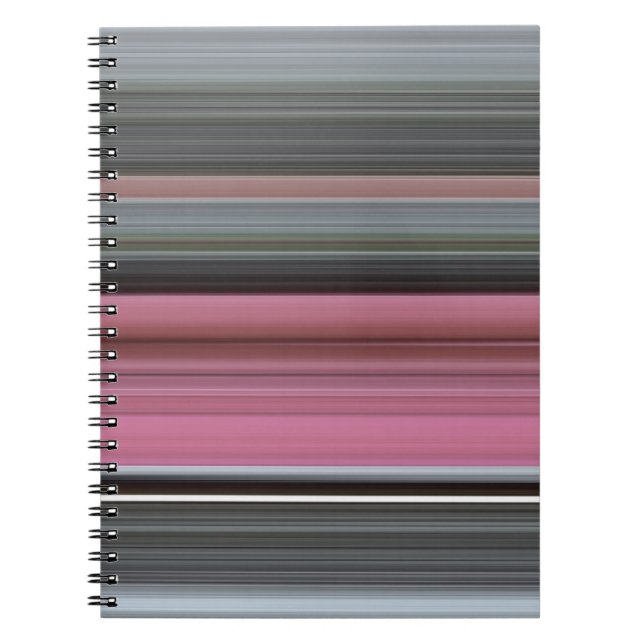 Carnet Abstract #1: Rose et grey (Devant)
