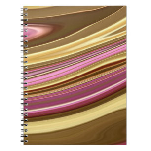 Carnet Abstract elegant fluide marble liquide