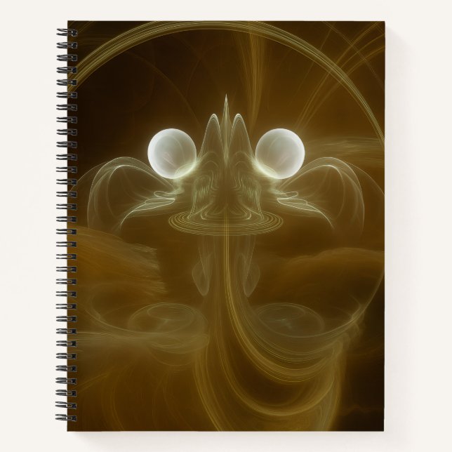 Carnet Abstract Light Energy Spiral Notebook (Devant)