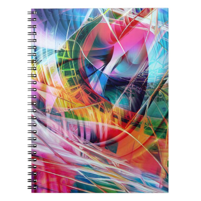Carnet Abstraction de lignes dynamiques (Devant)
