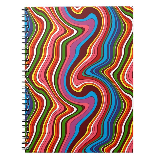 Carnet abstraction motif folklorique (Devant)