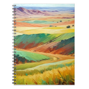 Carnet Abstrait Arrière - plan de la nature de la prairie