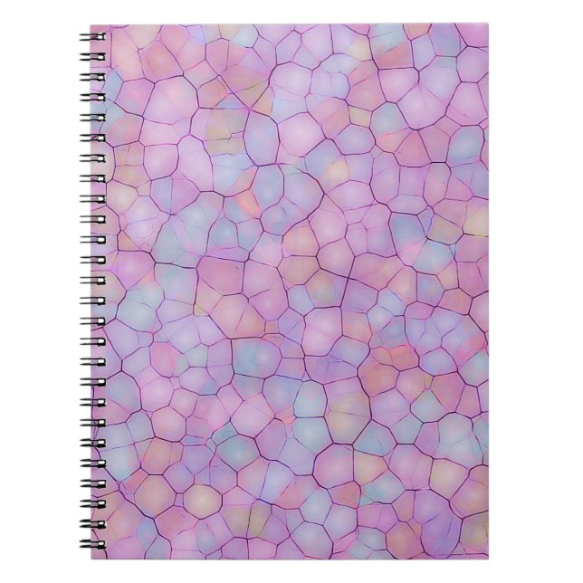 Carnet Abstrait arrière - plan transparent de taches colo (Devant)