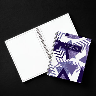 Carnet abstrait Cool des années 80   Formes de passion vi