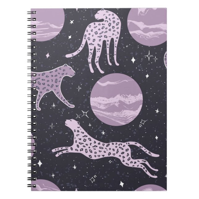Carnet Abstrait cosmos sans couture motif, arrière - plan (Devant)