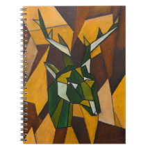 Carnet Abstrait de cerfs