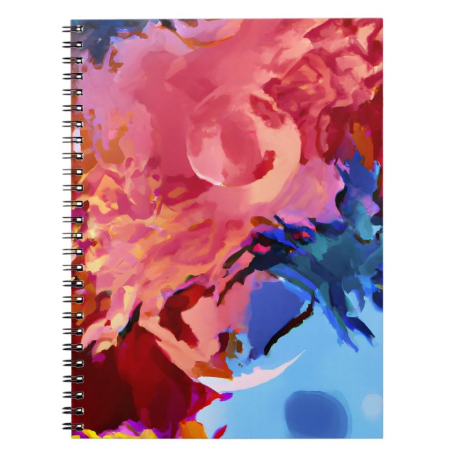 Carnet Abstrait de souffle cosmique (Devant)