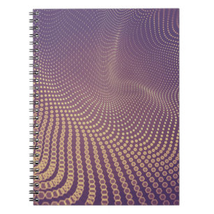 Carnet Abstrait espace polygonal bas poly foncé arrière -