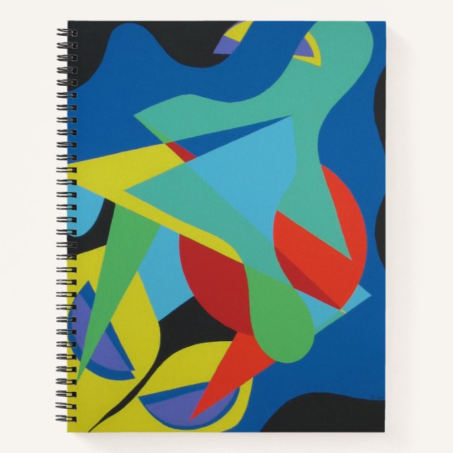 Carnet Abstrait Grenouillesque Contemporain (Devant)