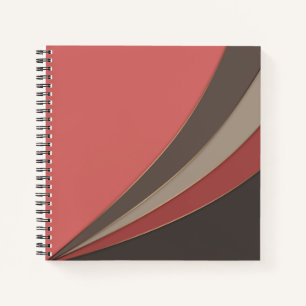 Carnet Abstrait imprimé simple géométrique moderne