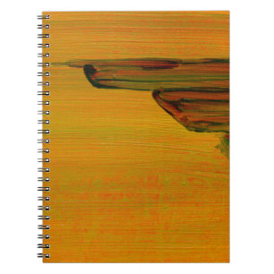 Carnet Abstrait jaune