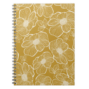 Carnet Abstrait motif floral transparent. Arrière-groupe