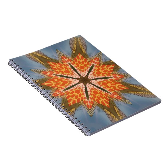 Carnet Abstrait Motif léopard : un effet kaléidoscope (Côté Droit)
