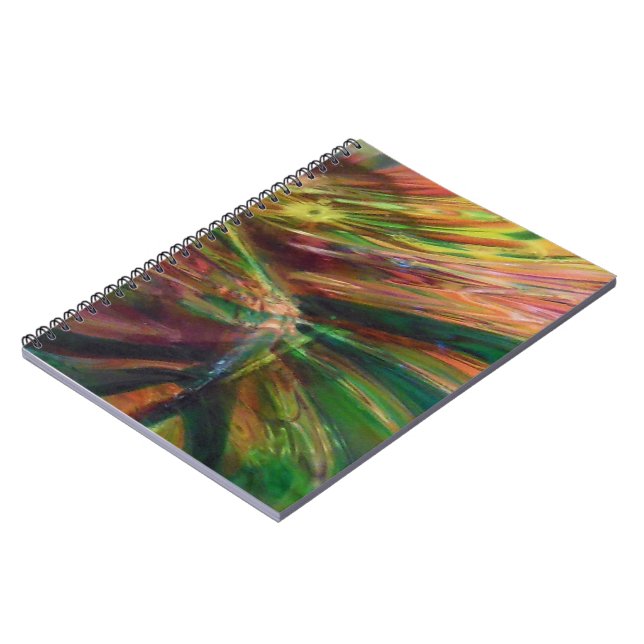 Carnet Abstrait multicolore (Côté gauche)