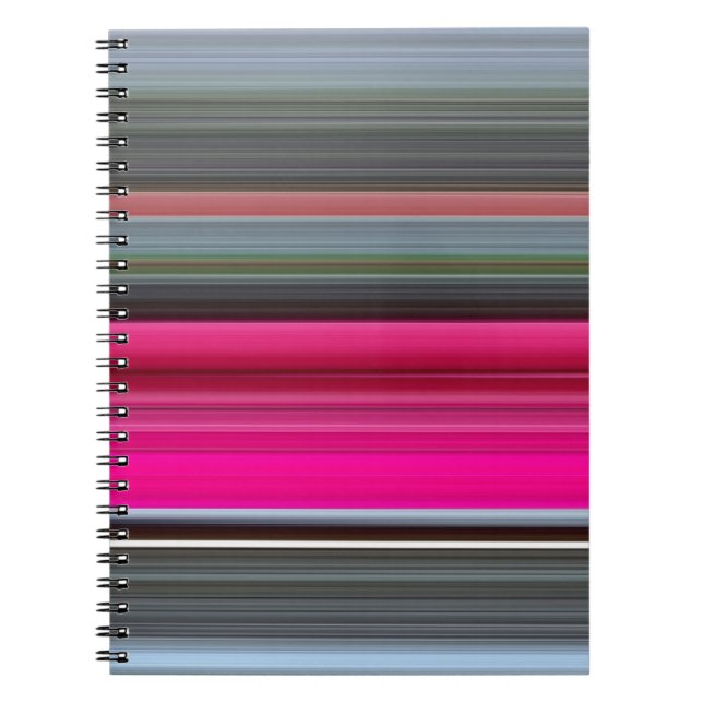 Carnet Abstrait n° 1 : Cerise et gris (Devant)