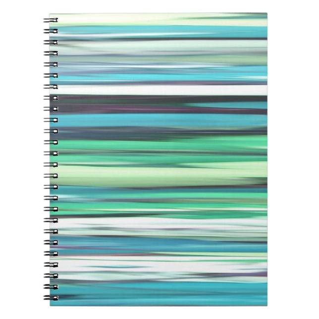 Carnet Abstrait n° 2 : bleu vert d'eau (Devant)