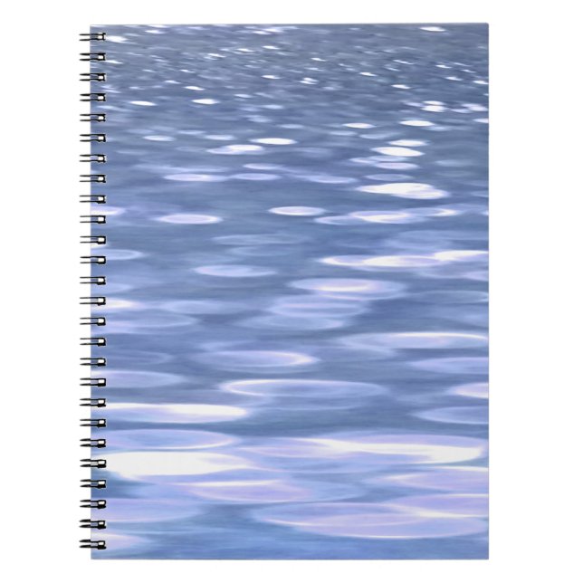 Carnet Abstrait n° 3 : Brillant bleu poudre (Devant)