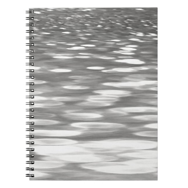 Carnet Abstrait n° 3 : brillant gris argenté (Devant)