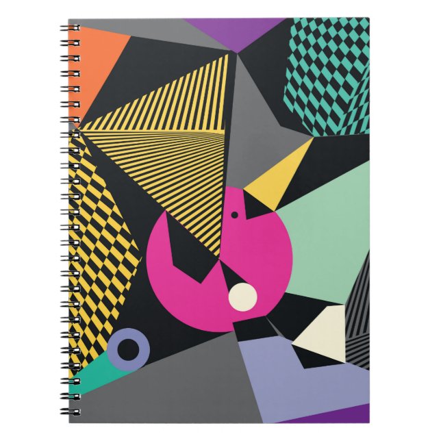Carnet Abstrait triangles modernes arrière - plan motif i (Devant)