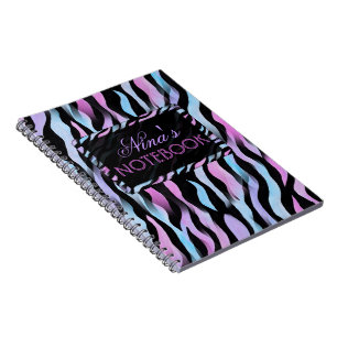 Carnet Abstrait Zebra Stripes
