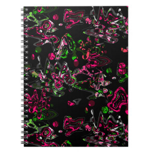 Carnet Abstraite brosse à éclat moderne style fashionab