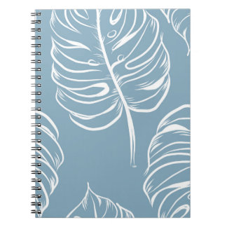 Carnet Abstraite Feuille Tropicale : Verdure transparente