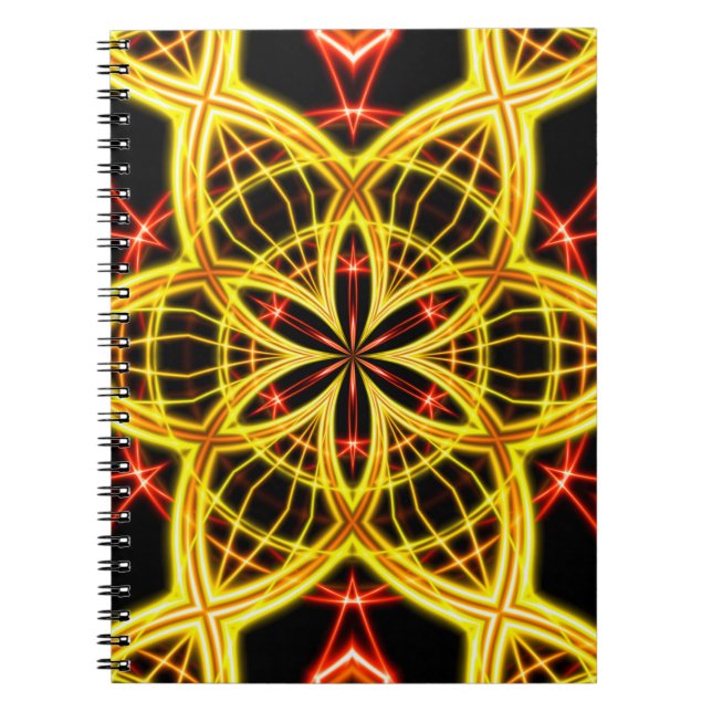 Carnet Abstraite lumière dorée sur scène. (Devant)