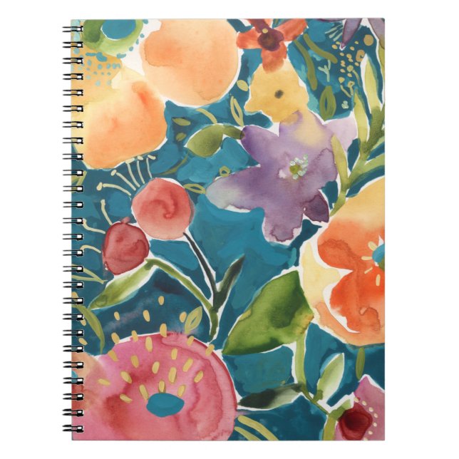 Carnet Abundant Florals I (Devant)