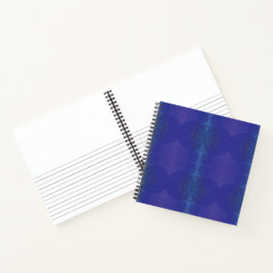 Carnet Acceptation Médaillons de violet violet bleu Ind
