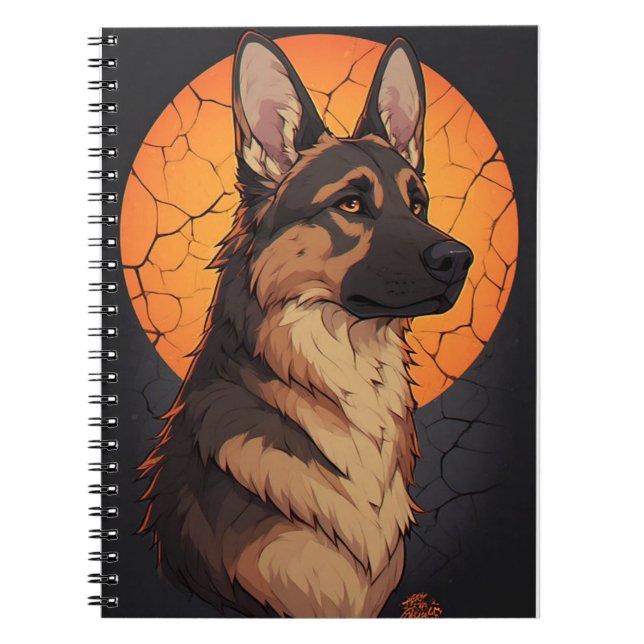 Carnet 🐾 Accessoires pour amateurs de Berger Allemand 🐾 (Devant)