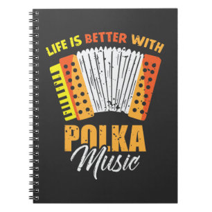 Carnet Accordéon musical Polka Dancing polonais