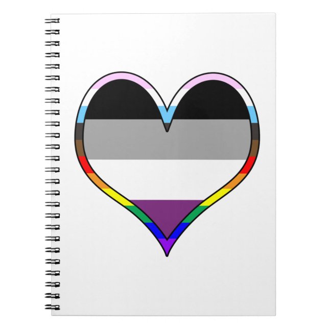 Carnet Ace Pride Heart Notebook (Devant)