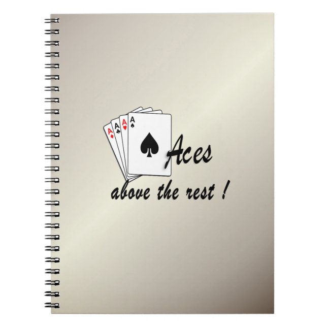 Carnet Aces Above the Rest Antique Gold (Devant)