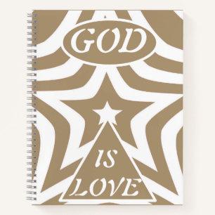 Carnet Achempong Dieu est amour Star Light Taupe - Foi