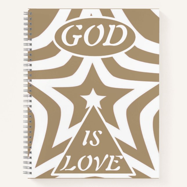 Carnet Achempong God Is Love Star Light Taupe -  Faith (Devant)