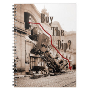 Carnet Acheter L'Humour Du Marché Stock Dip
