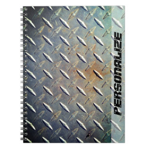 Carnet Acier Vintage Diamond Personnalisé
