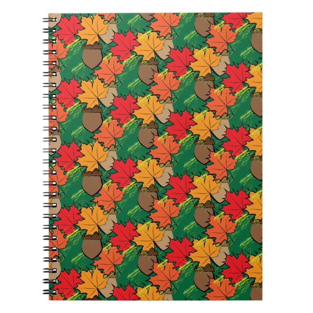 Carnet Acorns et feuille III (Devant)