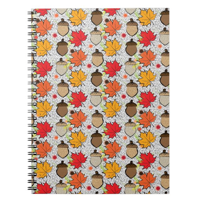 Carnet Acorns et feuilles VII (Devant)