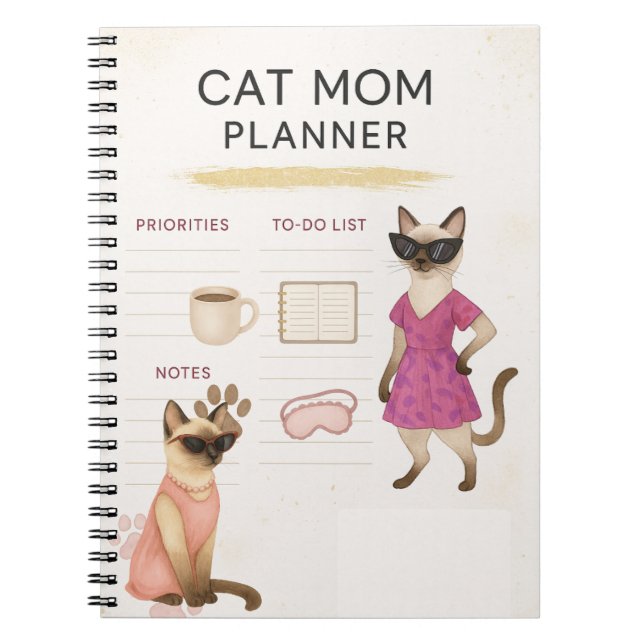 Carnet Activité de chat  (Devant)