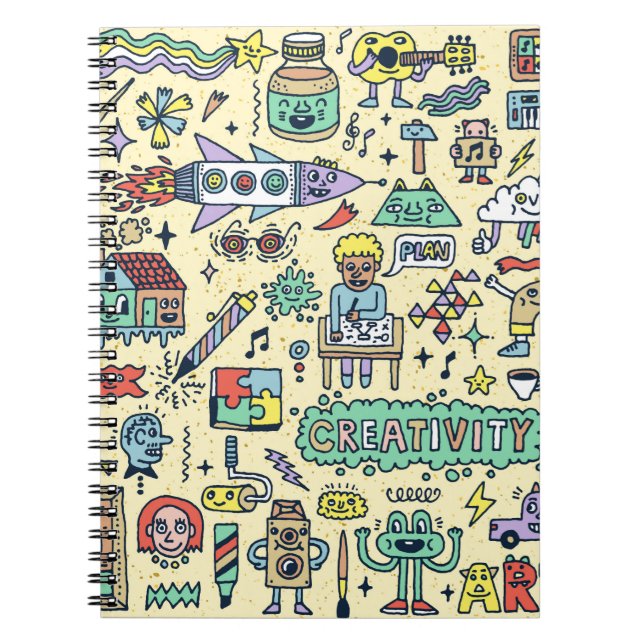 Carnet Activités de créativité Drôle Drôle Dodle jeu de d (Devant)