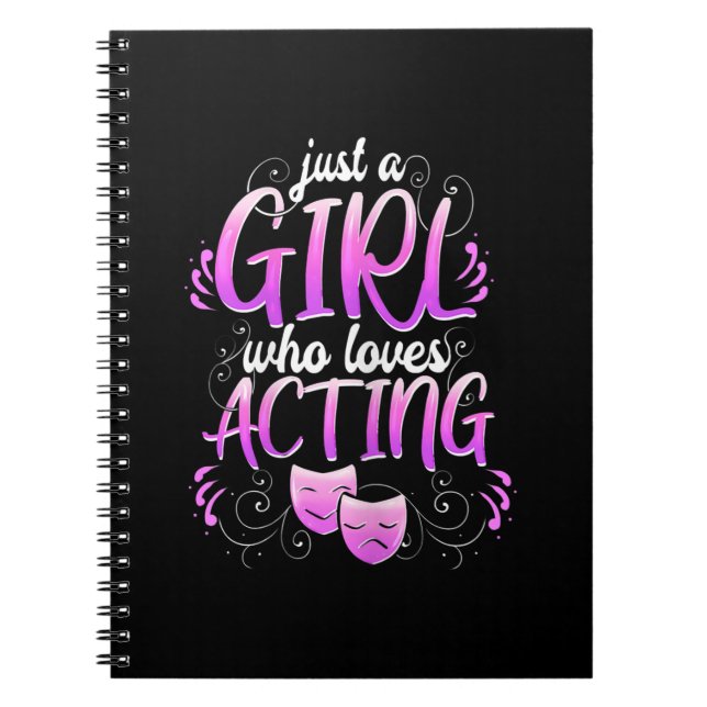 Carnet Actrice féminine comédie musicale de Broadway (Devant)