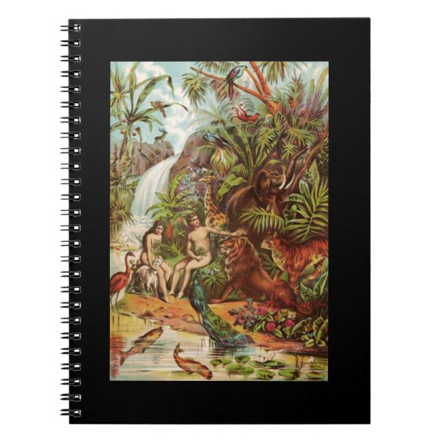 Carnet Adam et Eve au jardin (Devant)