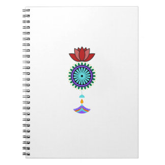 Carnet Adeptes spirituels à fleurs de lotus