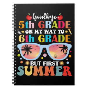 Carnet Adieu 5e année Bonjour 6e année mais premier été