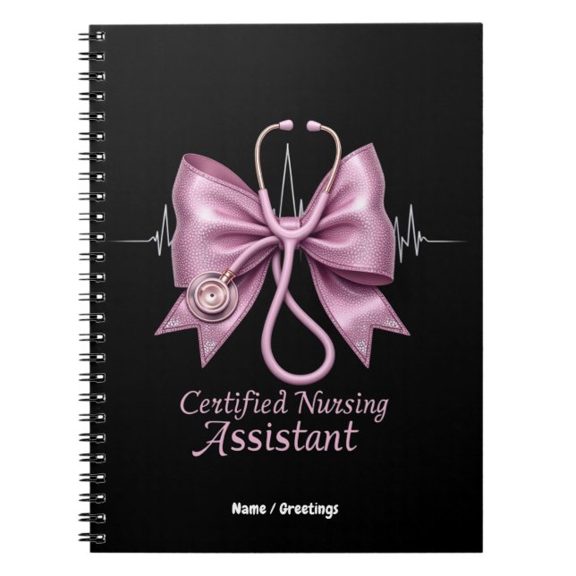 Carnet Adjointe en soins infirmiers certifiée CNA Coquett (Devant)